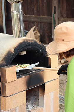 ピザ焼き体験