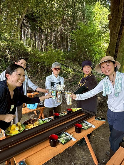 大木の日陰が特等席♬